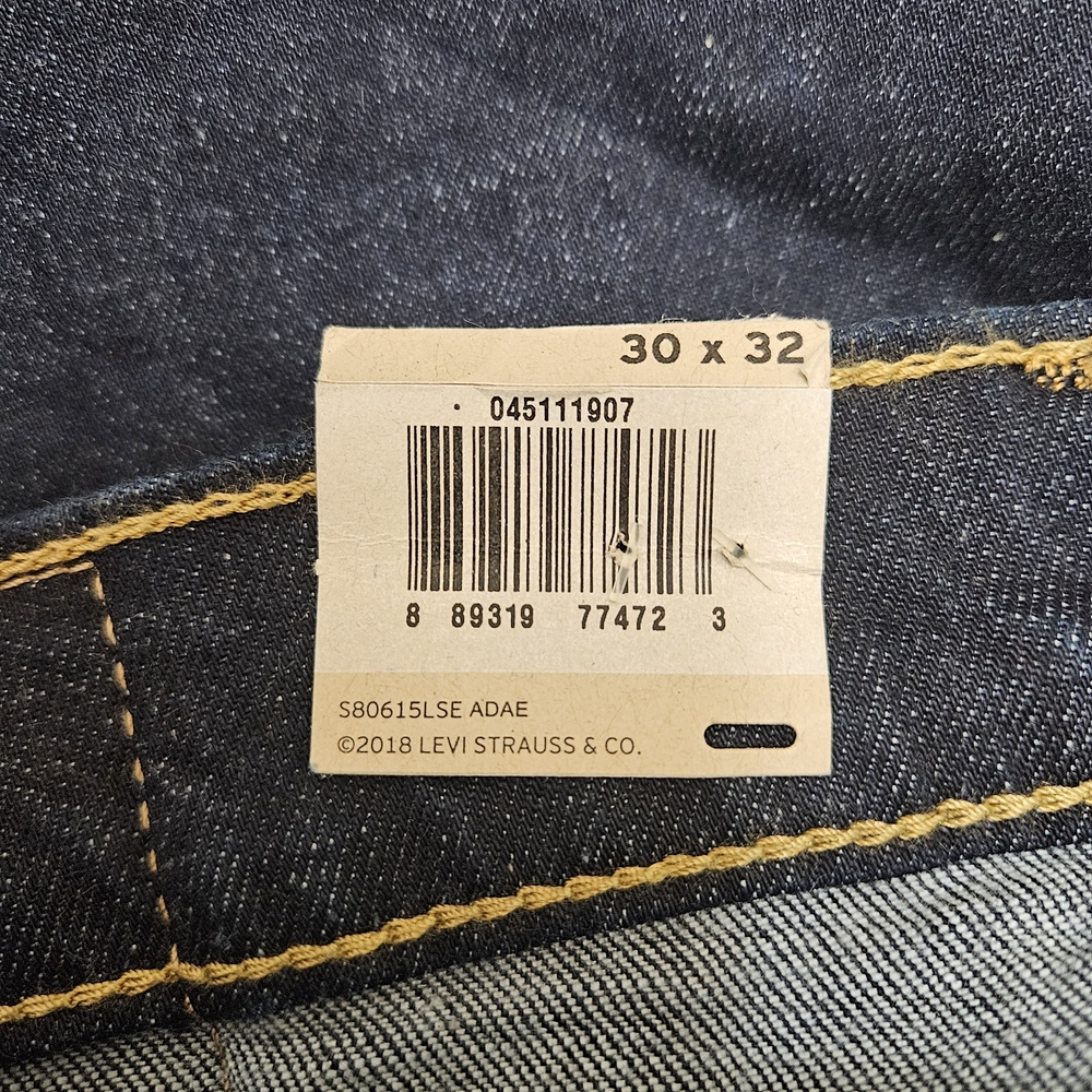 Levi’s 511 Slim Fit Men’s Jeans 30x32 Blue Wash Stretch New with Tags Stretch - Picture 2 of 16